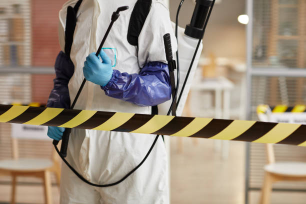Professional Biohazard Cleanup technician working in Hagarville, AR
